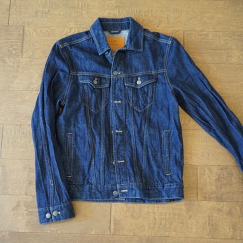 Line of Trade Montana Small Denim Trucker Jacket 100% Cotton